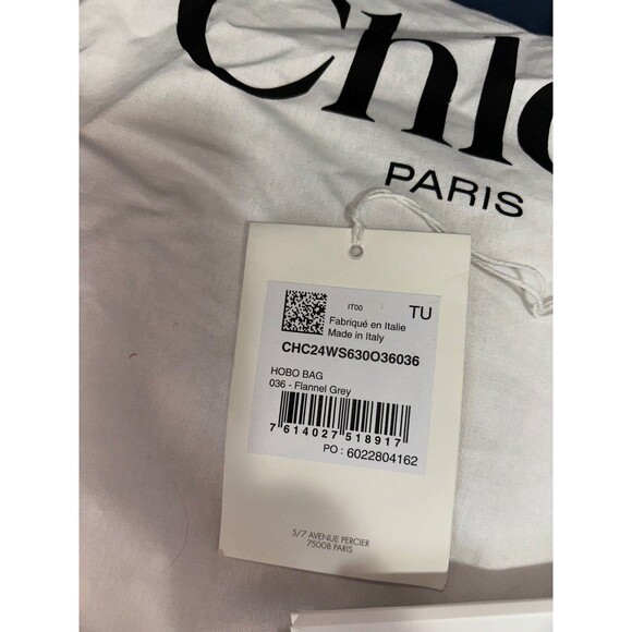 Chloe Marcie Large Suede Hobo Bag w/Tags Taupe - Picture 5 of 8